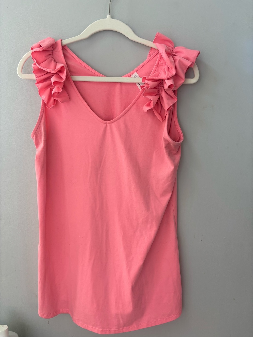 Zenana Ruffle Sleeve Top